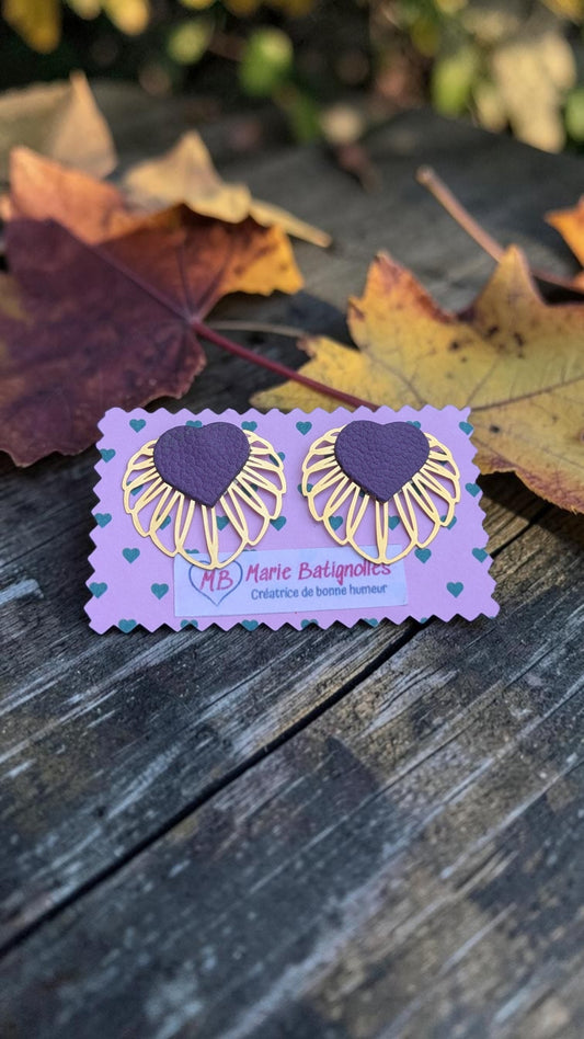 Boucles d'oreilles Osmose