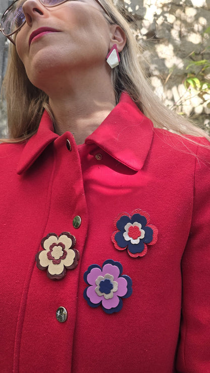 Broche Flower Power