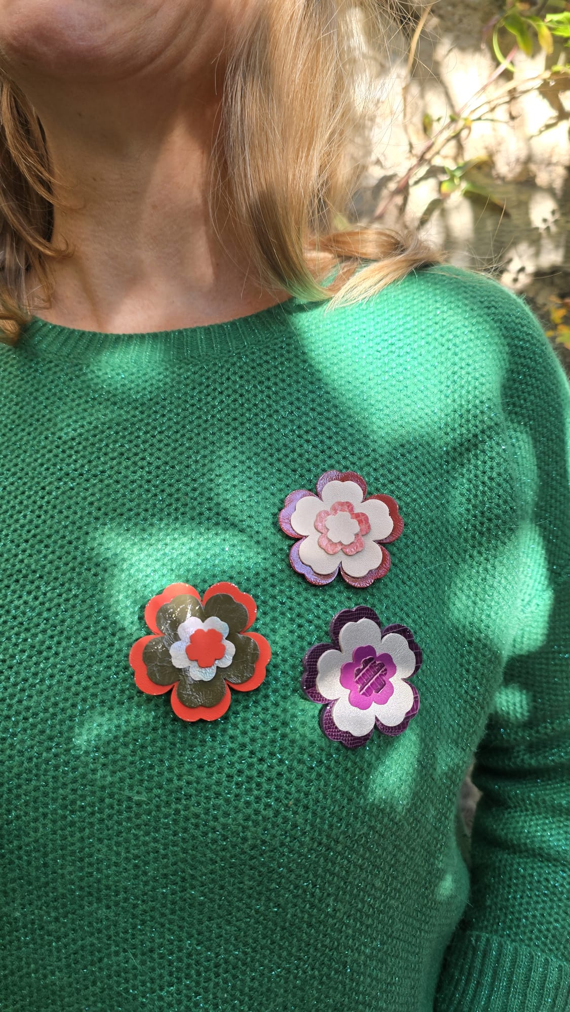 Broche Flower Power