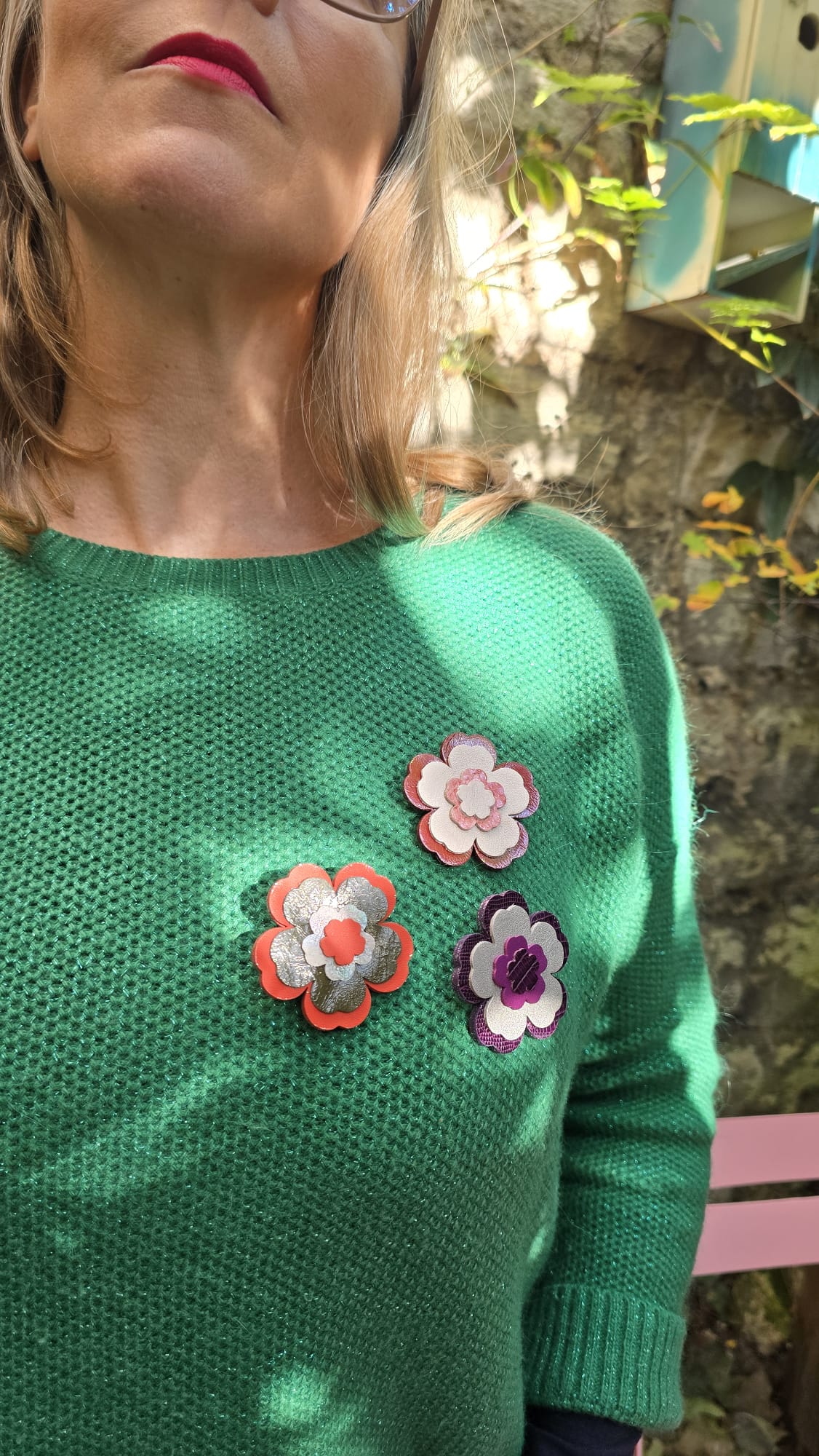 Broche Flower Power