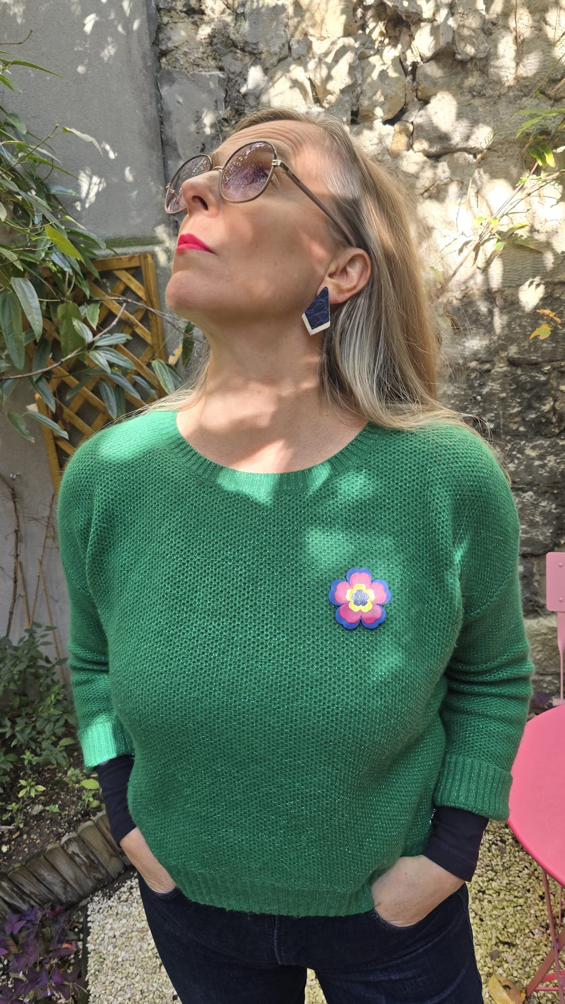 Broche Flower Power