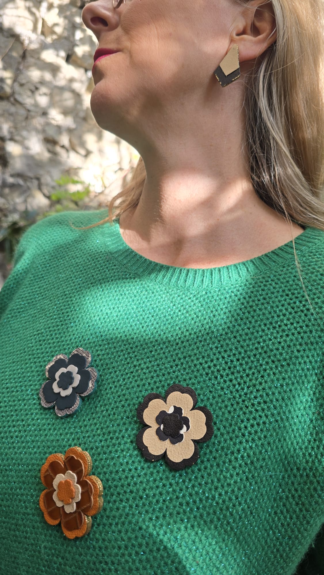 Broche Flower Power