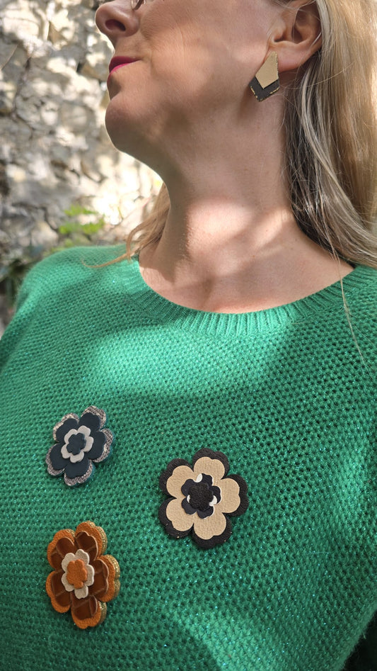 Broche Flower Power
