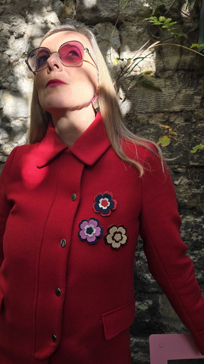 Broche Flower Power