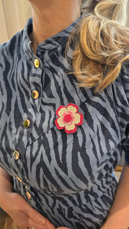Broche Flower Power