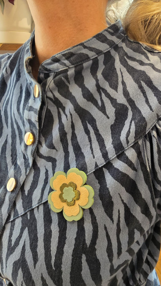 Broche Flower Power