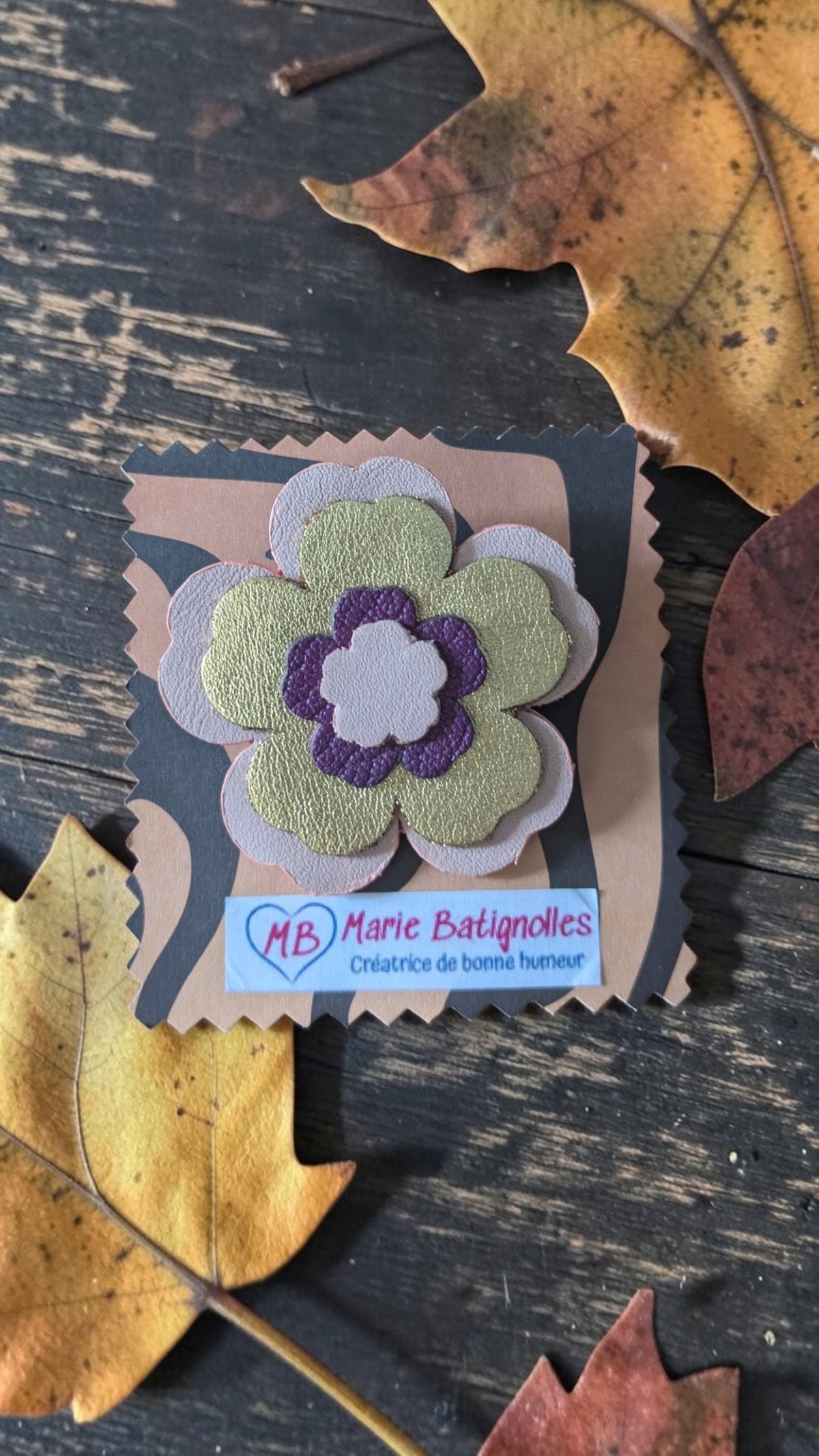 Broche Flower Power