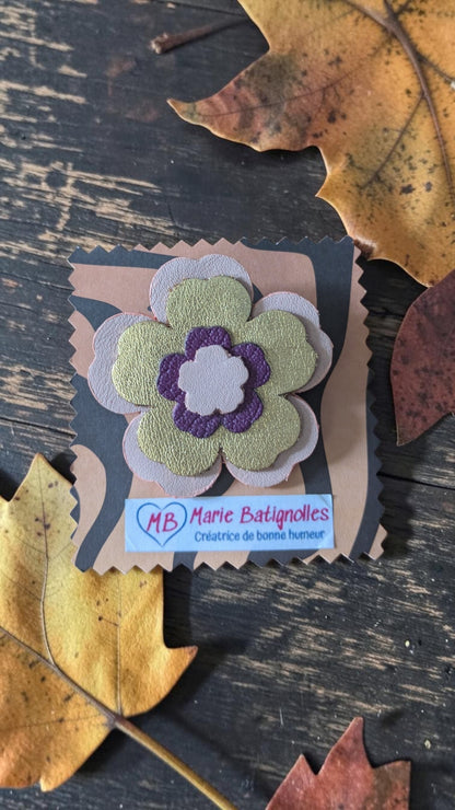 Broche Flower Power